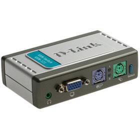 D-Link KVM-121 2-Port KVM Switch with Audio Support